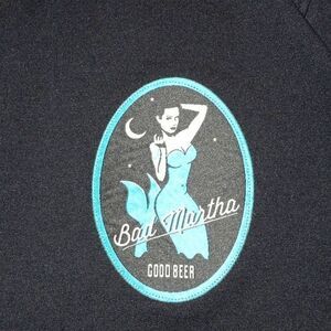 Bad Martha Cold Beer  Long-sleeved Sport-Tek Athletic Shirt  Size Medium  Front